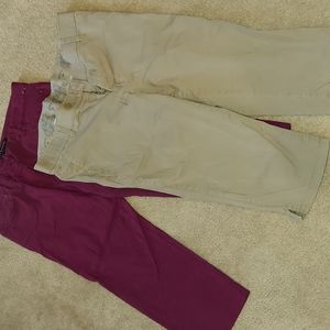 2 pairs of capris SOLD.  THESE AREN'T SHOWING AS SOLD FOR SOME REASON